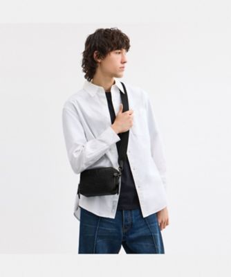 チャーター クロスボディ バッグ 19・マキシ シグネチャー レザー チャーター クロスボディ バッグ 19・マキシ シグネチャー